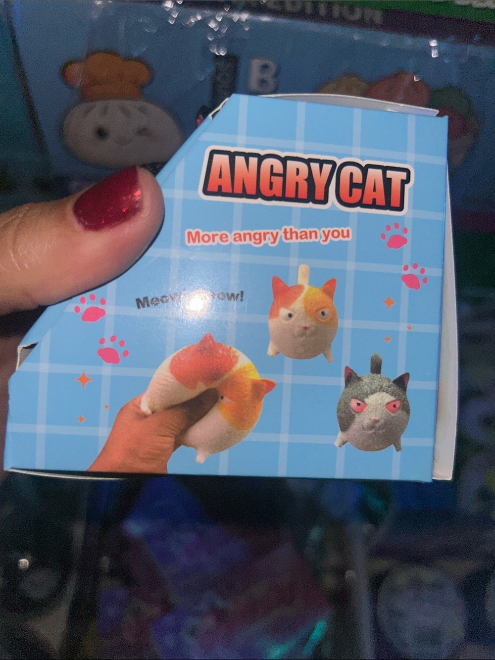 Angry Cat squish toy- see video - Picture 5 of 5